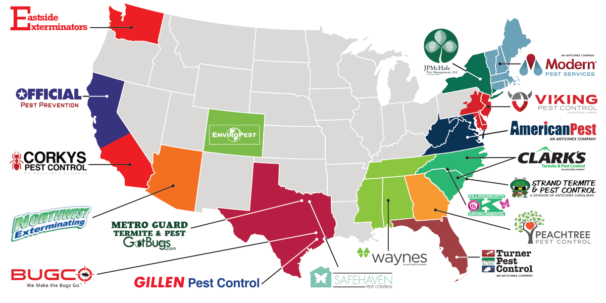 Anticimex North America Service Area